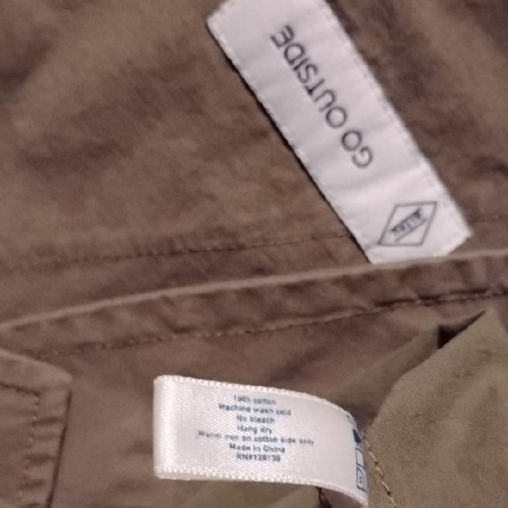 Altru Khaki Hooded Jacket With Pockets - Picture 8 of 9